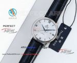 Perfect Replica Omega De Ville White Dial Blue Roman Markers Watch 